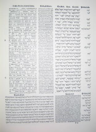 Grupo de Estudios Bíblicos - Imagen de una página de la Biblia Políglota Complutense