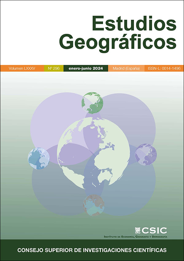 La revista 'Estudios Geográficos', editada por el Instituto de Economía, Geografía y Demografía, publica un nuevo número