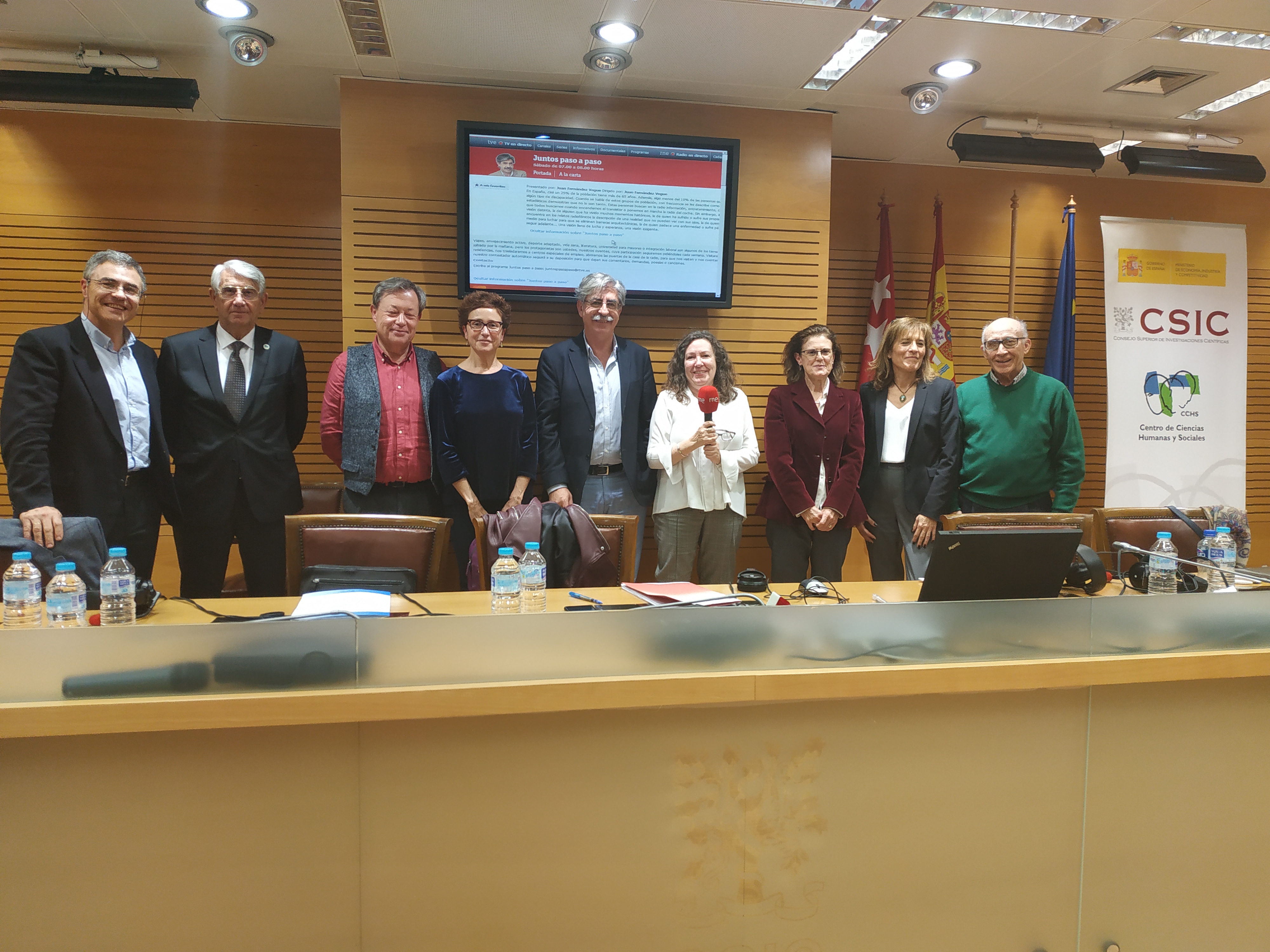 Juntos paso a paso de RNE retransmite su programa desde el CCHS dedicado al envejecimiento activo