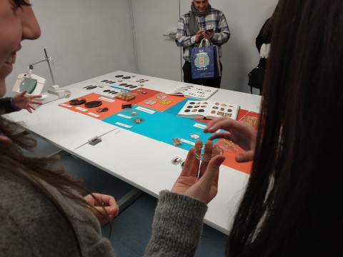 Visita al laboratorio de arqueobiología