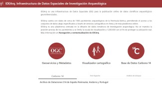 IDEArq. Infraestructura de Datos Espaciales de Investigación Arqueológica