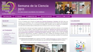 XI Semana de la Ciencia en el CCHS