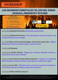 Workshop "Los incendios forestales y el uso del fuego. Pasado, presente y futuro"