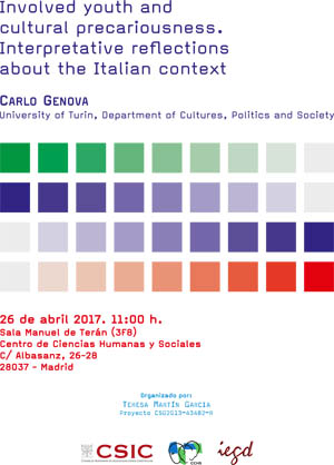 Seminario: "Involved youth and cultural precariousness. Interpretative reflections about the Italian context"